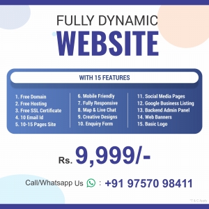 Get Mobile Friendly Dynamic Web Design Services at Rs9999